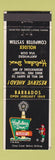 Matchbook Cover - Holiday Inn Barbados 1969 #1 BLACK