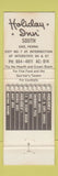 Matchbook Cover - Holiday Inn Erie PA South #3
