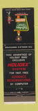 Matchbook Cover - Holiday Inn Orange CA
