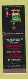 Matchbook Cover - Holiday Inn Weeki Wachee FL