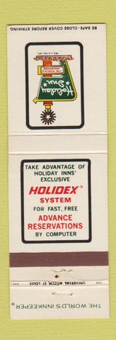 Matchbook Cover - Holiday Inn Baton Rouge LA