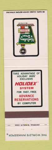 Matchbook Cover - Holiday Inn St Joseph MO