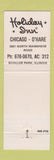 Matchbook Cover - Holiday Inn Chicago O'Hare Schiller Park IL