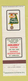 Matchbook Cover - Holiday Inn Zanesville OH