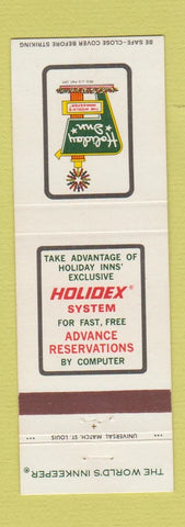 Matchbook Cover - Holiday Inn Zanesville OH
