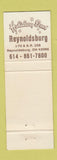 Matchbook Cover - Holiday Inn Reynoldsburg OH