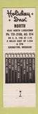 Matchbook Cover - Holiday Inn Bridgeton MO