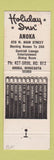 Matchbook Cover - Holiday Inn Anoka MN