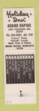 Matchbook Cover - Holiday Inn Grand Rapids MN