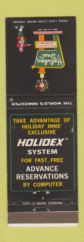 Matchbook Cover - Holiday Inn Taylor MI
