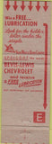 Matchbook Cover - Bevis Lewis Chevrolet Key West FL