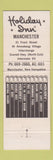 Matchbook Cover - Holiday Inn Manchester NH