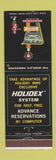 Matchbook Cover - Holiday Inn Bellefontaine OH