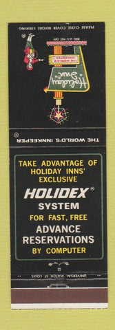 Matchbook Cover - Holiday Inn Bellefontaine OH