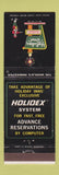 Matchbook Cover - Holiday Inn Cincinnati OH Downtown
