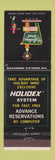Matchbook Cover - Holiday Inn Cincinnati OH Northeast Mason OH