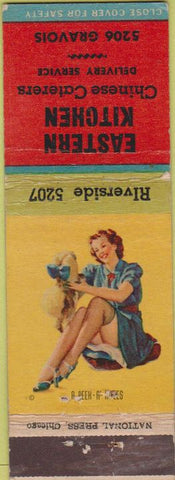 Matchbook Cover - Eastern Kitchen Chinese pinup St Lous?