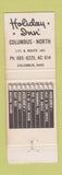 Matchbook Cover - Holiday Inn Columbus North OH
