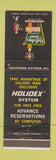 Matchbook Cover - Holiday Inn North Philadelphia PA Cornwell Heights