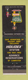 Matchbook Cover - Holiday Inn State College PA