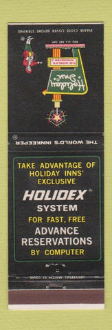 Matchbook Cover - Holiday Inn Stroudsburg PA