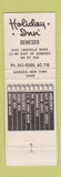 Matchbook Cover - Holiday Inn Geneseo NY
