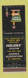 Matchbook Cover - Holiday Inn Fishkill NY