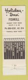 Matchbook Cover - Holiday Inn Fishkill NY