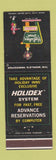 Matchbook Cover - Holiday Inn Springfield OH #2
