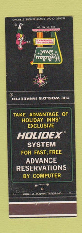 Matchbook Cover - Holiday Inn Springfield OH #2
