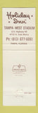 Matchbook Cover - Holiday Inn Tampa FL