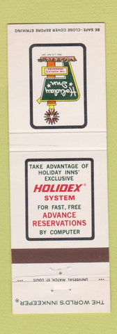 Matchbook Cover - Holiday Inn Hagerstown PA