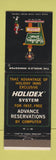Matchbook Cover - Holiday Inn Shawnee