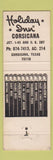 Matchbook Cover - Holiday Inn Corsicana TX