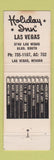 Matchbook Cover - Holiday Inn Las Vegas NV