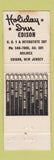 Matchbook Cover - Holiday Inn Edison NJ