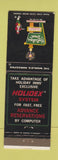 Matchbook Cover - Holiday Inn Newburgh NY