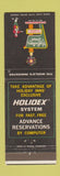 Matchbook Cover - Holiday Inn Salisbury MD