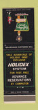 Matchbook Cover - Holiday Inn Waterville ME #1