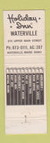 Matchbook Cover - Holiday Inn Waterville ME #2