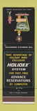 Matchbook Cover - Holiday Inn Detroit MI East