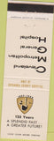 Matchbook Cover - Cleveland General Hospital OH