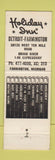 Matchbook Cover - Holiday Inn Detroit MI Farmington