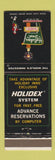 Matchbook Cover - Holiday Inn Grand Rapids MI