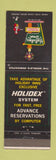 Matchbook Cover - Holiday Inn Springfield MA