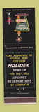 Matchbook Cover - Holiday Inn Dearborn MI