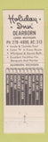 Matchbook Cover - Holiday Inn Dearborn MI