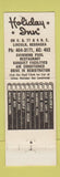 Matchbook Cover - Holiday Inn Lincoln NE US 77