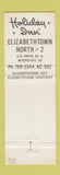 Matchbook Cover - Holiday Inn Elizabethtown KY North