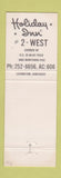 Matchbook Cover - Holiday Inn Lexington KY